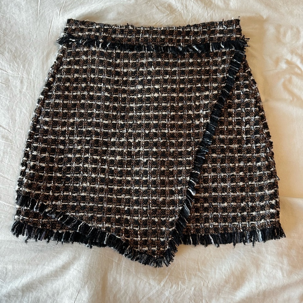 Blank NYC Tweed Mini Skirt | Size S